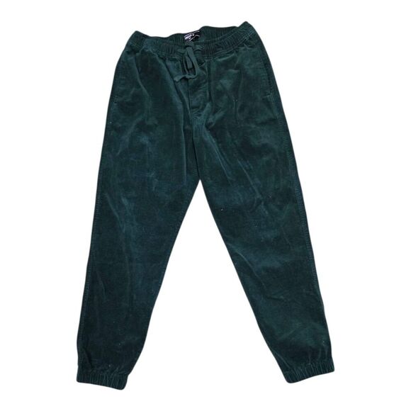 Forever 21 Men's Green Corduroy Joggers L - Picture 1 of 4
